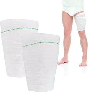 Catheter Leg Bag Holder 2 Count Fabric Catheter Sleeves Urine Leg Bag Holder - Urinary Drainage Bag Stay in Place Urine Bags for Legs Foley Catheter Bag Holder Strap for Men or Women Wheelchairs (XL)