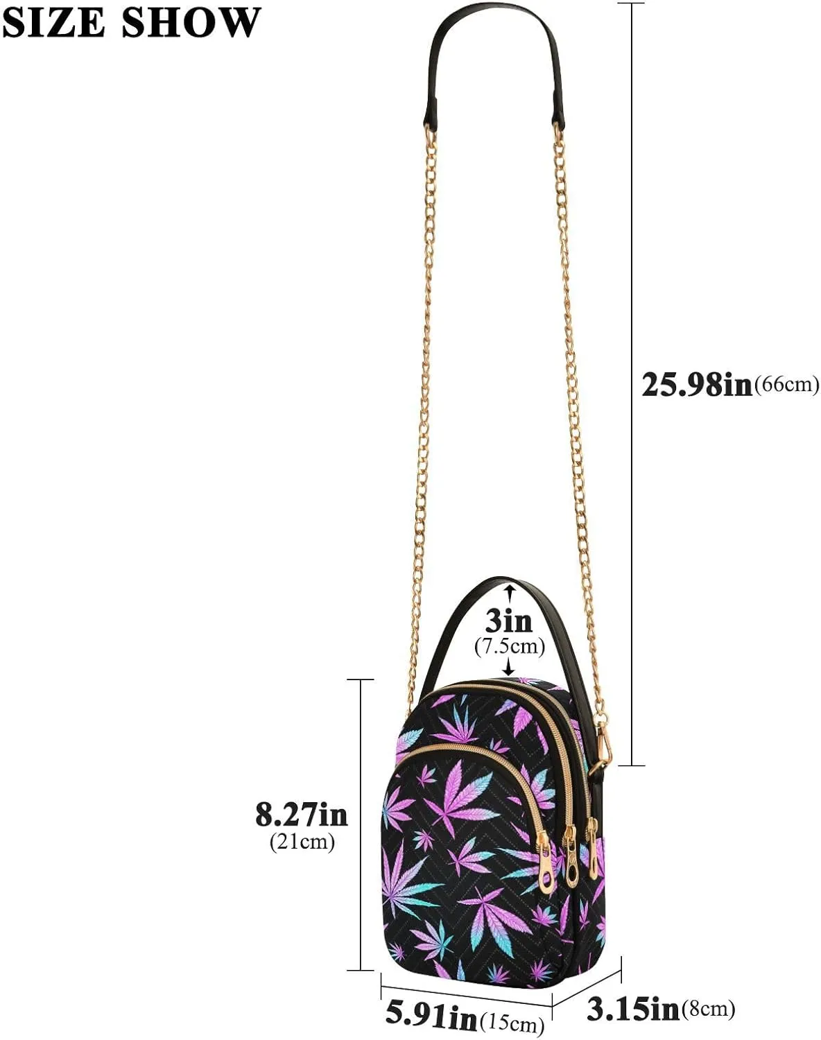 Cell Phone Purse Crossbody Handbag Durable Shoulder Bag Sturdy Travel Pouch