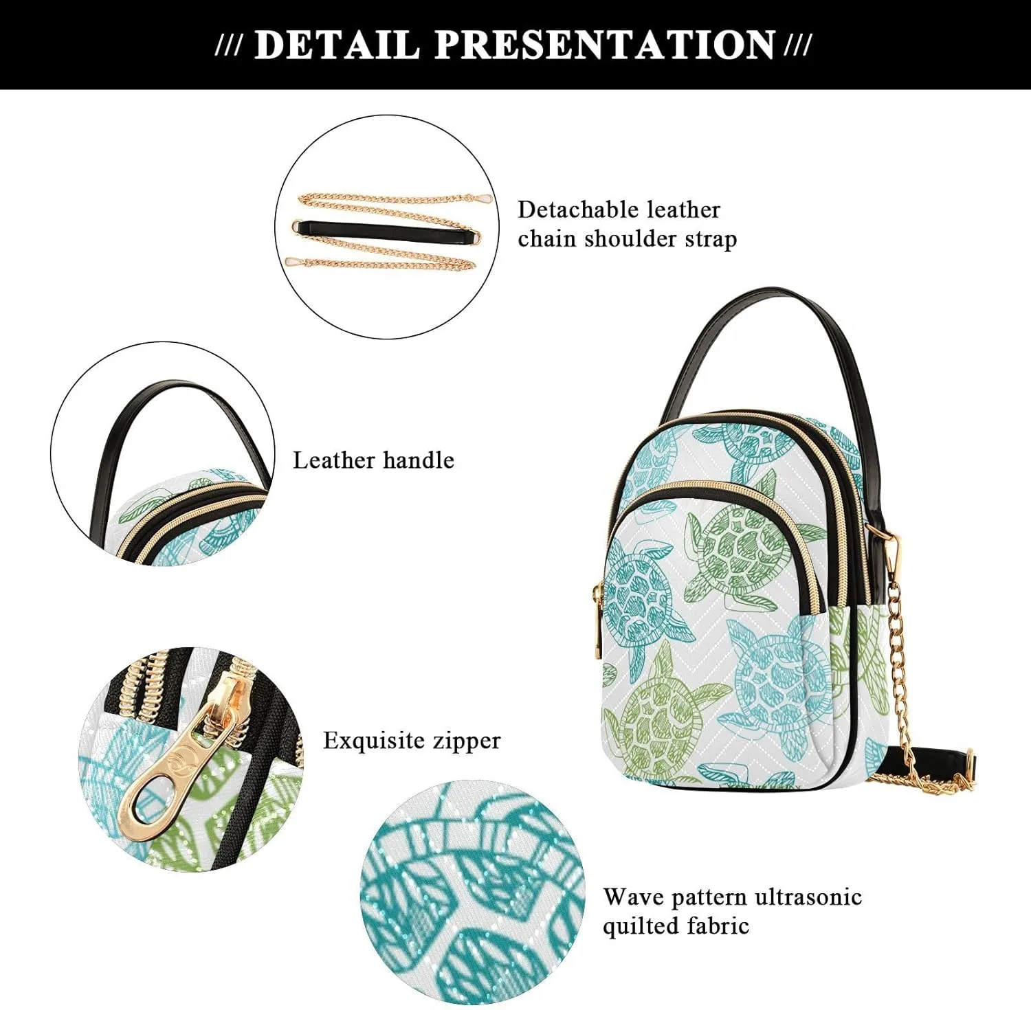 Cell Phone Purse Crossbody Handbag Durable Shoulder Bag Sturdy Travel Pouch