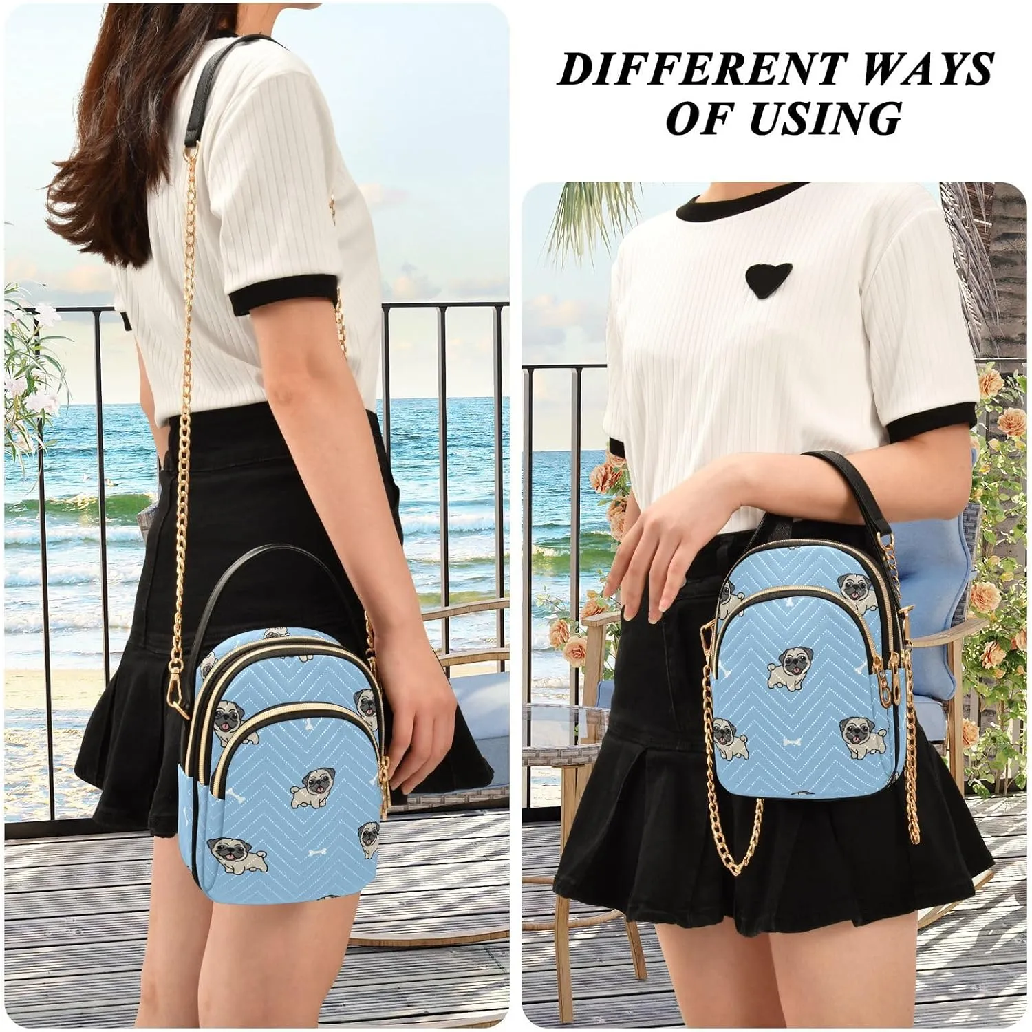 Cell Phone Purse Crossbody Handbag Durable Shoulder Bag Sturdy Travel Pouch