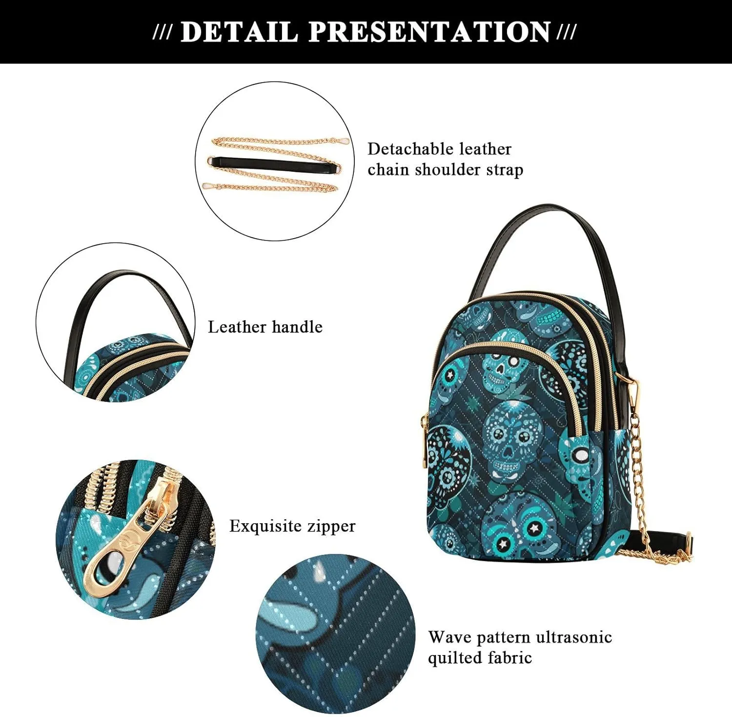 Cell Phone Purse Crossbody Handbag Durable Shoulder Bag