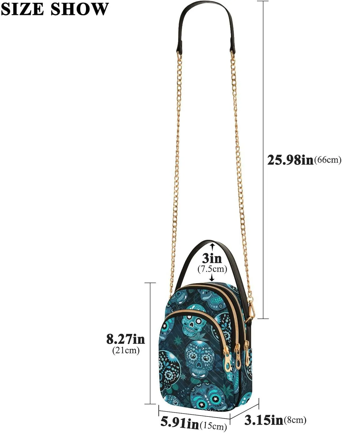 Cell Phone Purse Crossbody Handbag Durable Shoulder Bag