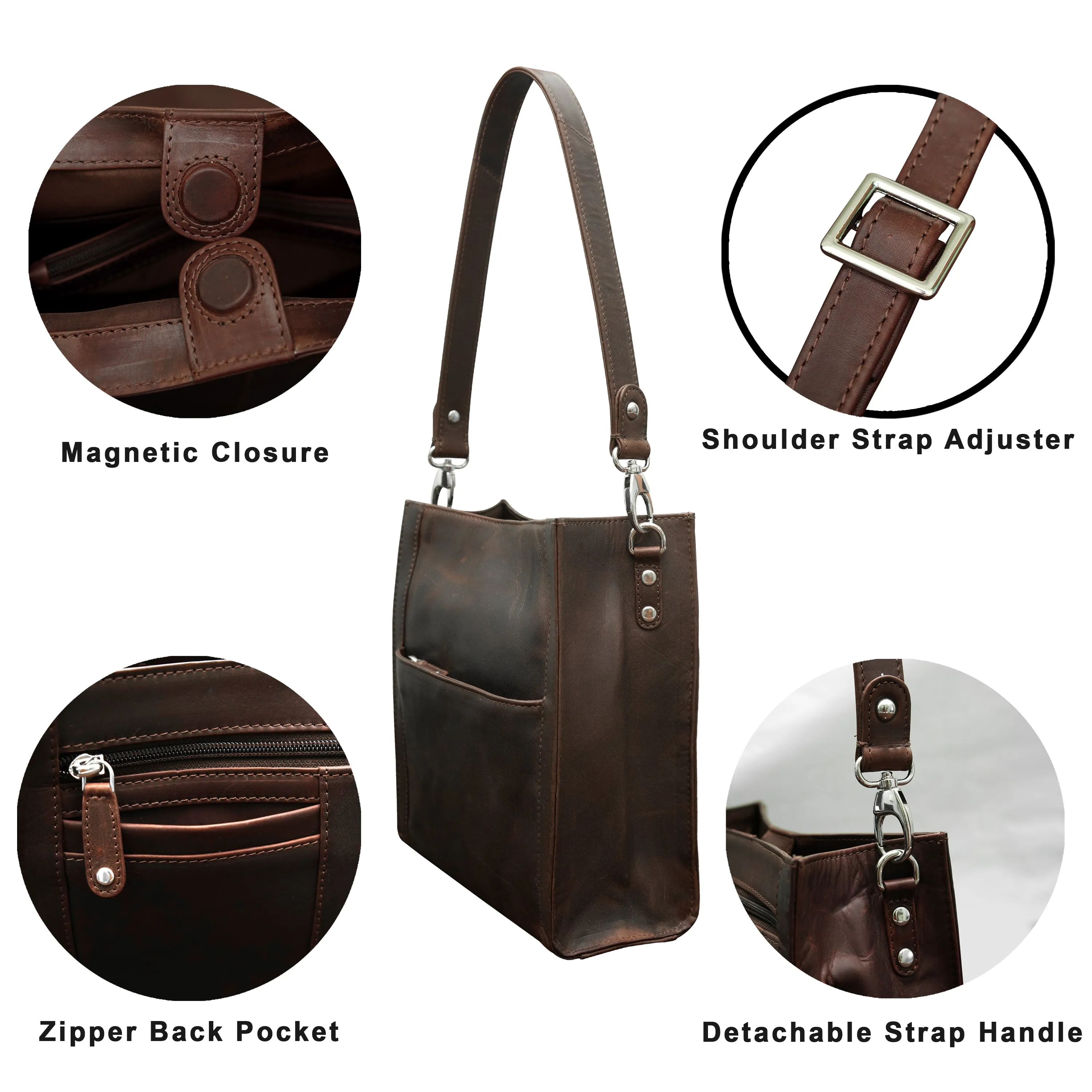 Cenzoni Fashions - Mya Leather Shoulder Bag - OPLB70