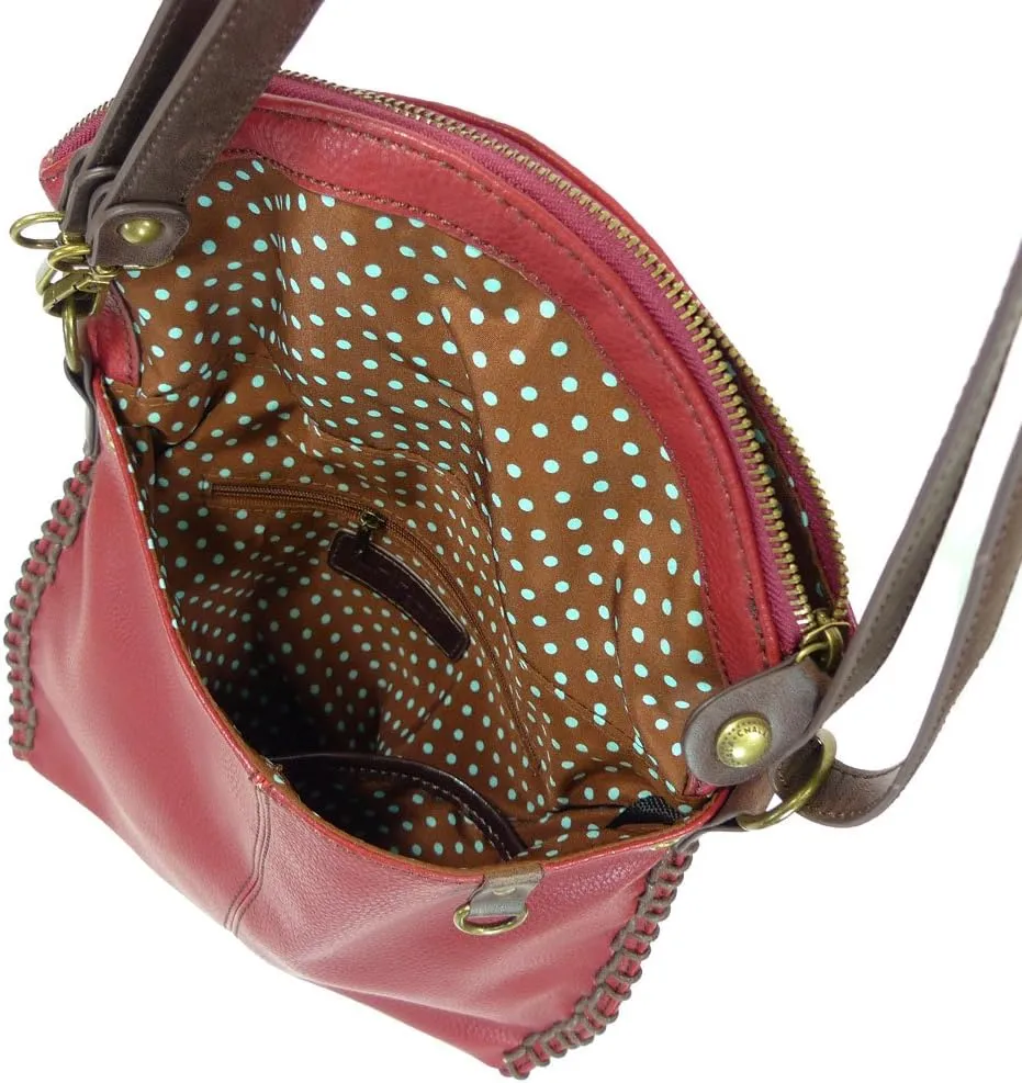 Chala Charming Crossbody Bag Shoulder Handbag With Flap Top and Zipper -Pewter