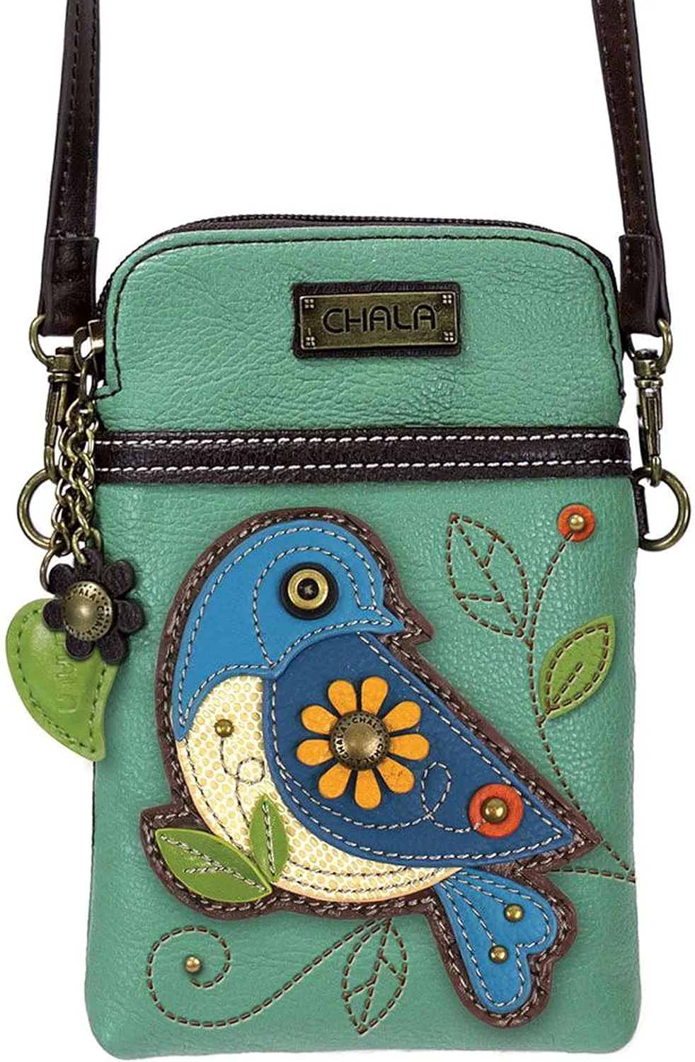 CHALA Crossbody Cell Phone Purse | Women's Multi-Color Wristlet Handbags with Adjustable Strap