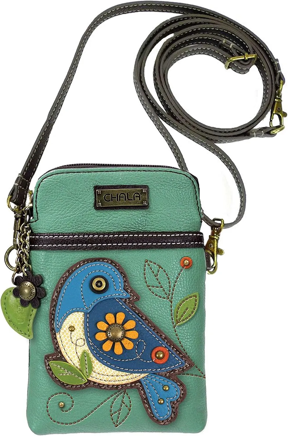 CHALA Crossbody Cell Phone Purse | Women's Multi-Color Wristlet Handbags with Adjustable Strap