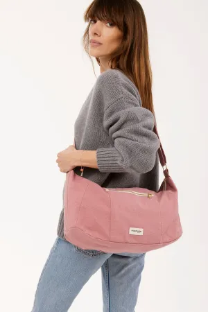 Charlot the crossbody bag - Recycled Cotton Bois de Rose