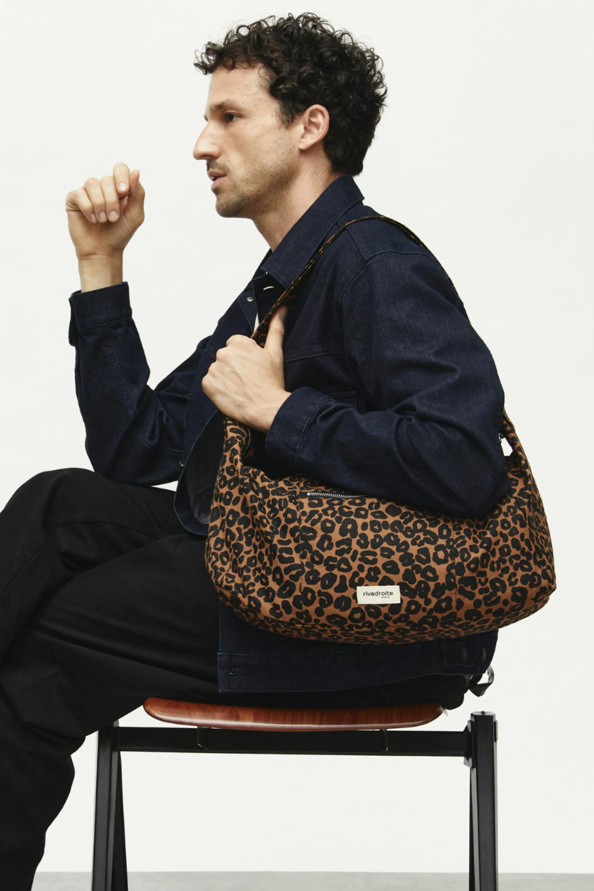 Charlot the crossbody bag - Recycled cotton Leopard