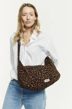 Charlot the crossbody bag - Recycled cotton Leopard