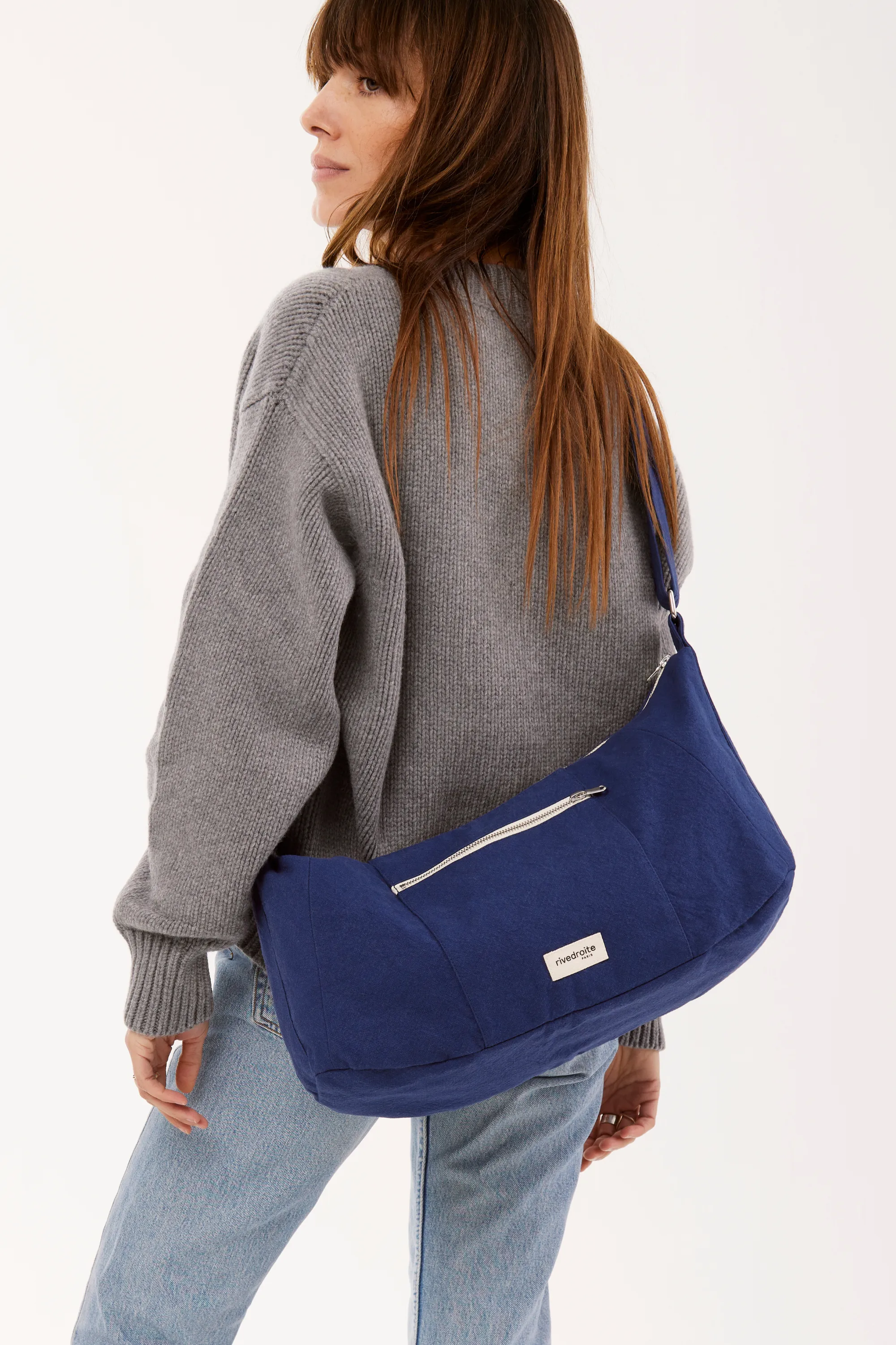 Charlot the crossbody bag - Recycled Cotton Midnight Blue