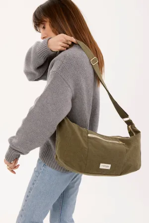 Charlot the crossbody bag - Recycled Cotton Military Green
