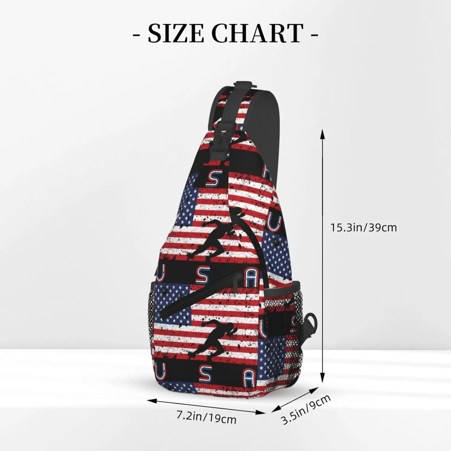 Chest Sling Bag Crossbody Shoulder Backpack Bag Gym Cycling Travel Hiking Daypack Cross Bag