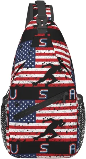 Chest Sling Bag Crossbody Shoulder Backpack Bag Gym Cycling Travel Hiking Daypack Cross Bag