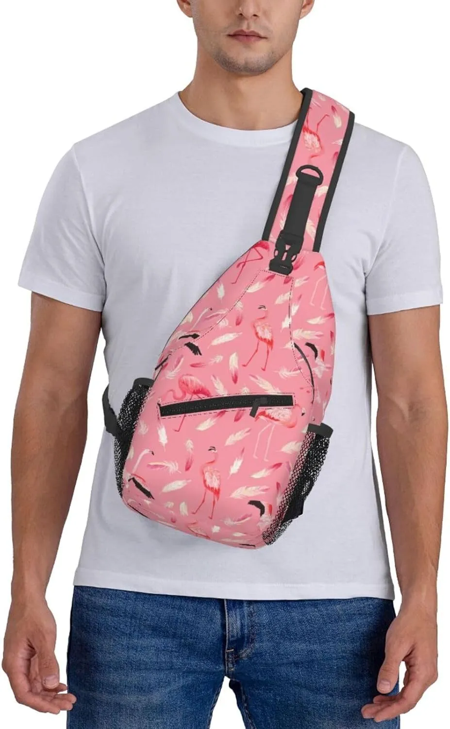 Chest Sling Bag Crossbody Shoulder Backpack Bag Gym Cycling Travel Hiking Daypack Cross Bag