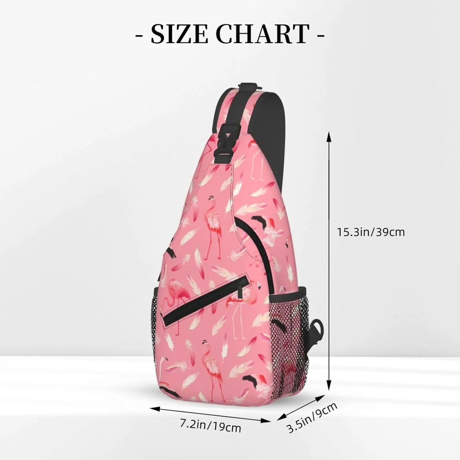 Chest Sling Bag Crossbody Shoulder Backpack Bag Gym Cycling Travel Hiking Daypack Cross Bag