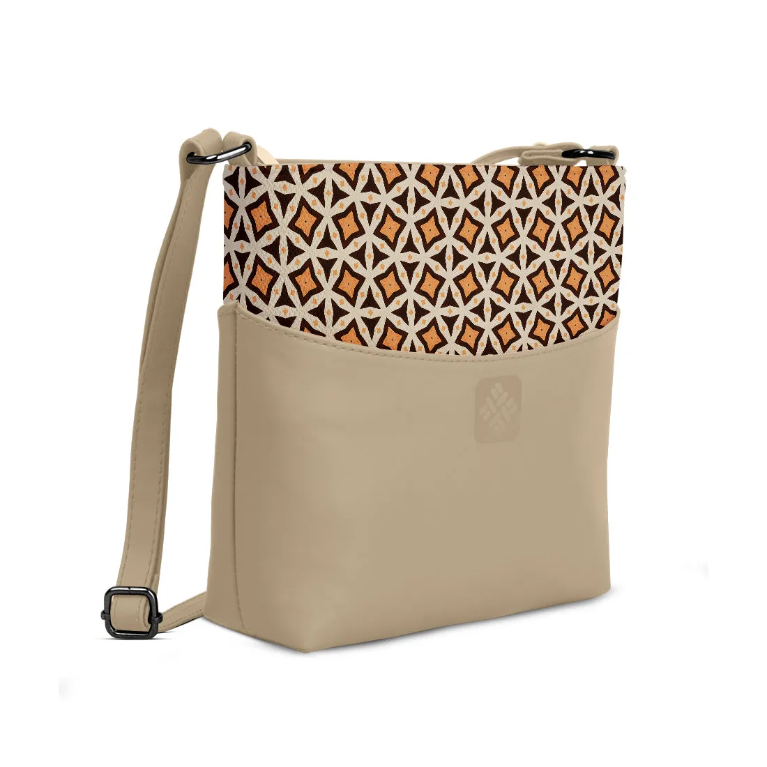 Chic Essentials Crossbody Retro Star Pattern