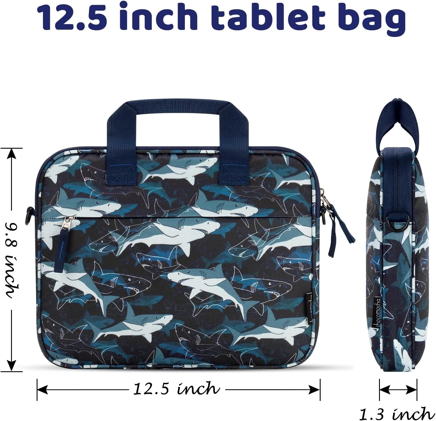 Choco Mocha Kids Tablet Sleeve Bag for Boys & Girls, (10-12.5Inch)