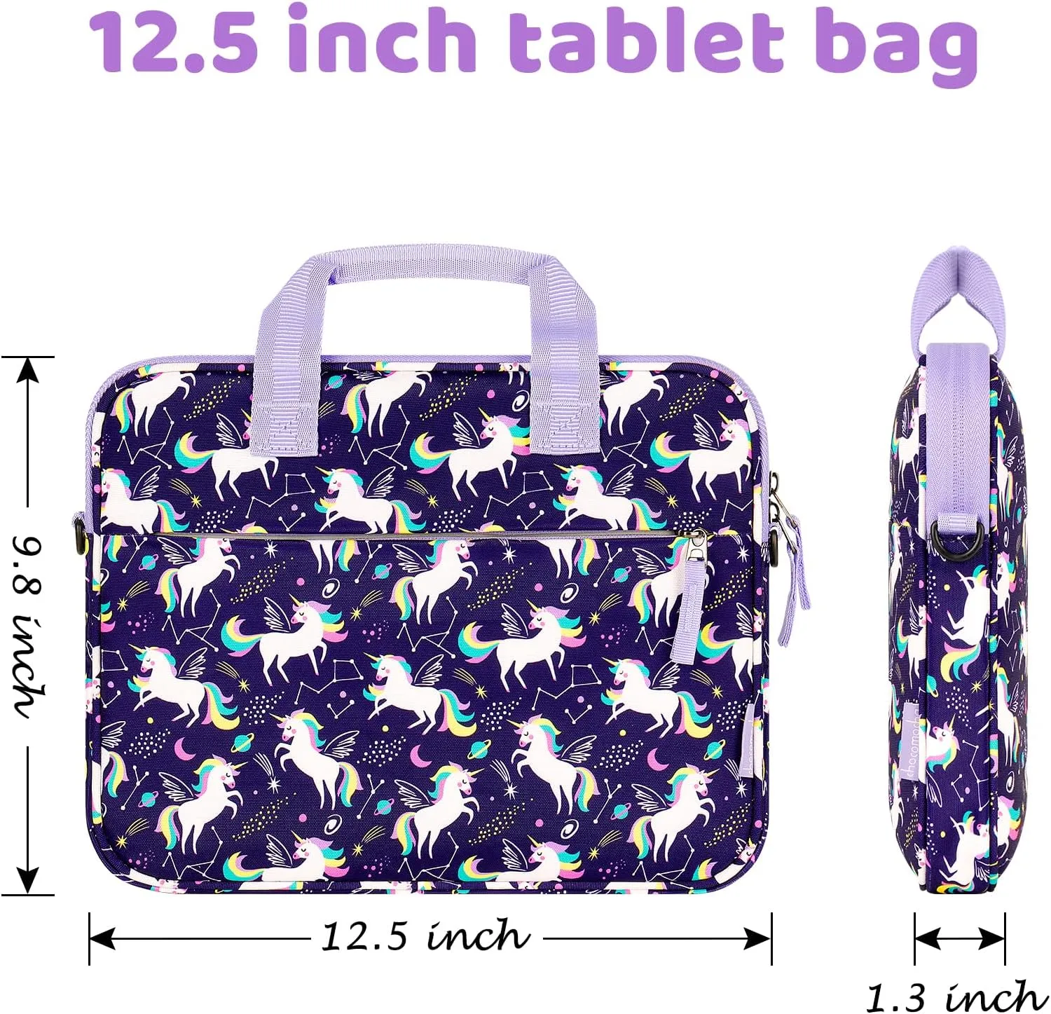 Choco Mocha Kids Tablet Sleeve Bag for Boys & Girls, (10-12.5Inch)