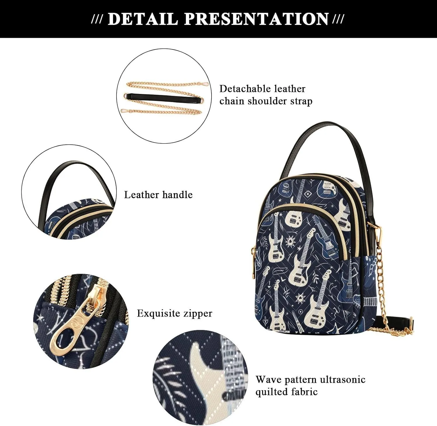 Christmas Ornaments Soldiers Set Women Crossbody Bags, Purse with Long Shoulder Strap, Stylish Crossbody Bags