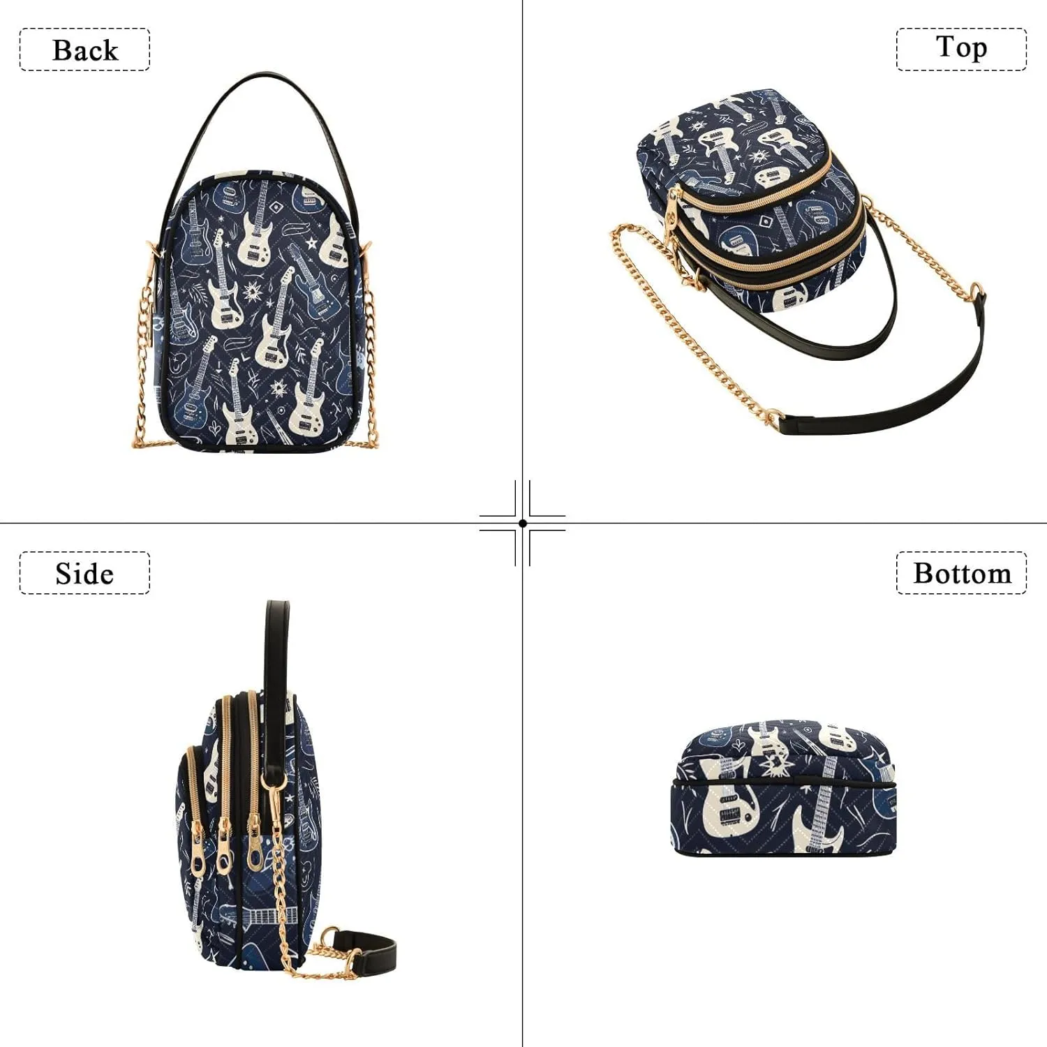 Christmas Ornaments Soldiers Set Women Crossbody Bags, Purse with Long Shoulder Strap, Stylish Crossbody Bags