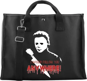 CMNIM Horror Michael Merchandise Gifts I Would Follow You Anywhere Large Tote Bag Horror Movie Shoulder Serial Killer Gifts