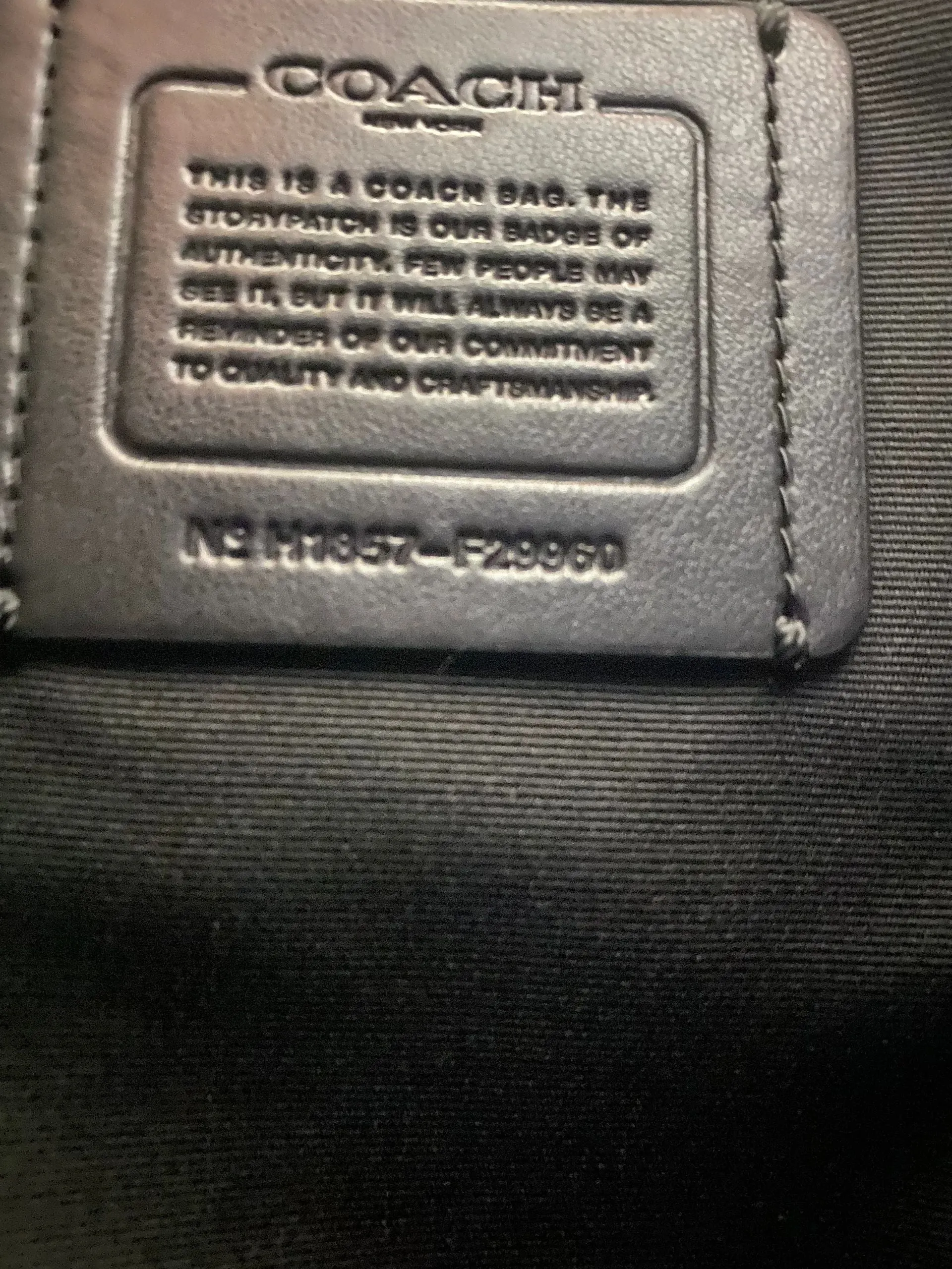 Coach Canvas Crossbody Bag