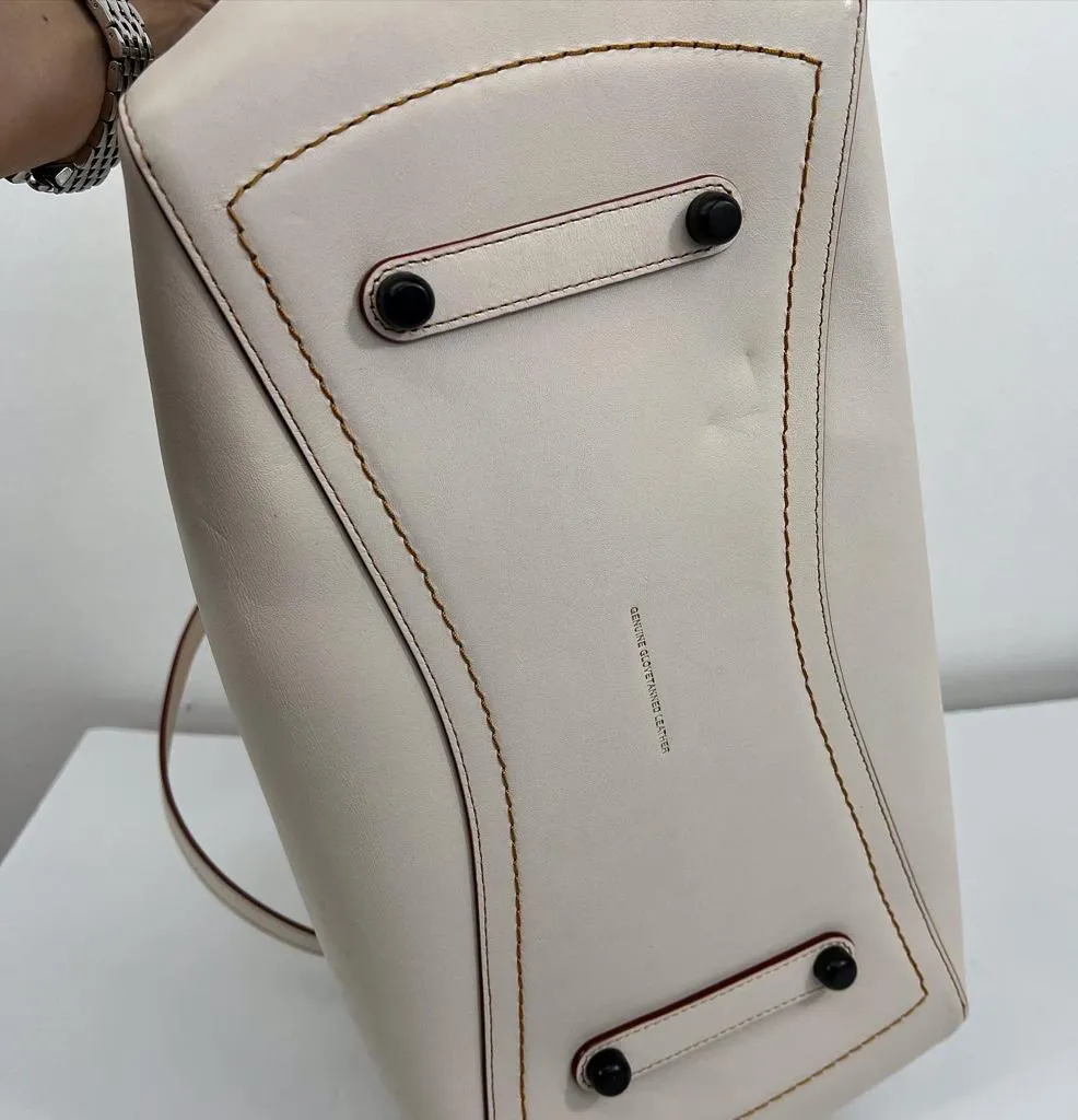 COACH ROGUE SIDE LINK DETAILS GLOVE TANNED LEATHER TOTE BAG