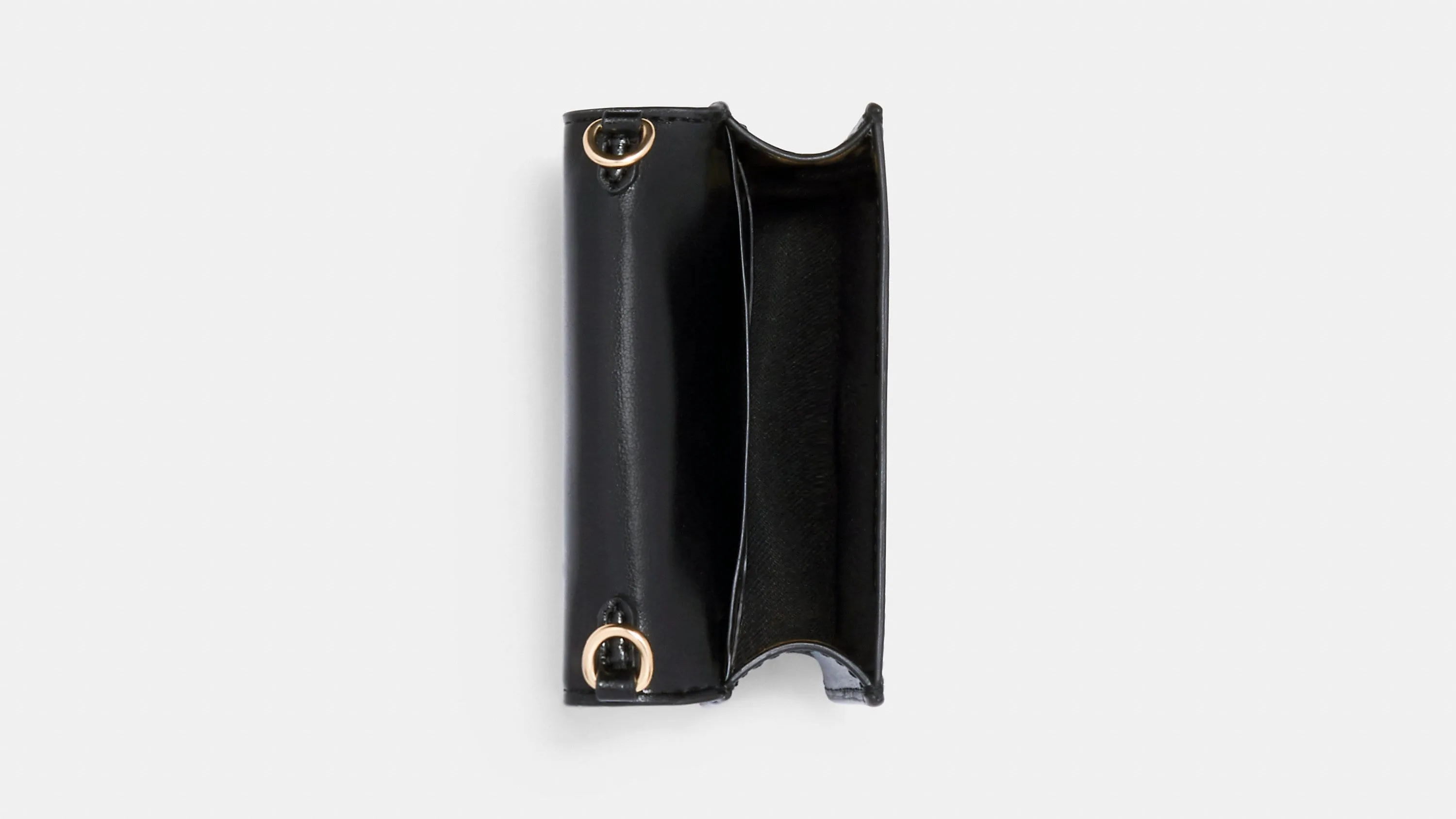 COACH SIGNATURE LOGO MINI WALLET ON CHAIN