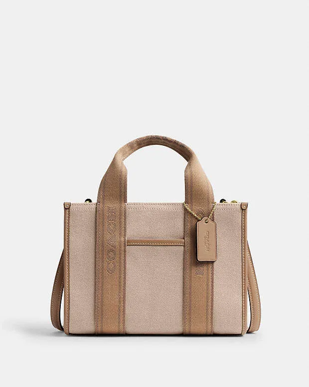Coach Smith Tote Bag 24 Canvas-Im-Dark Natural Multi