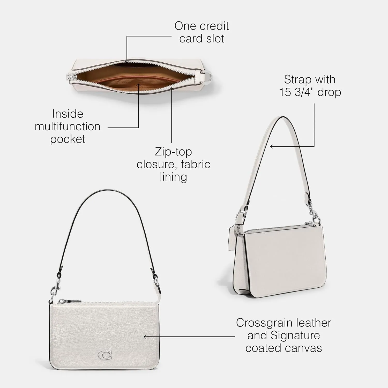 Coach Unisex Pouch Bag