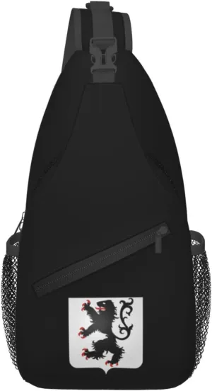 Coat Of Arms Of The U.S. 28th Infantry Regiment Crossbody Bags For Women Men Chest Backpack Gym Shoulder Bag Travel Outdoor Sports Casual Crossbody Bags