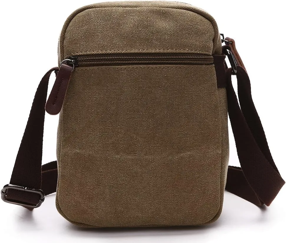 Collsants Mini Crossbody Bags for Women and Men - Small Purses and Handbags - Travel Bag - Canvas Shoulder Purse