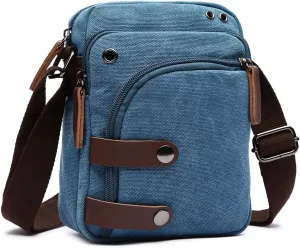 Collsants Mini Crossbody Bags for Women and Men - Small Purses and Handbags - Travel Bag - Canvas Shoulder Purse