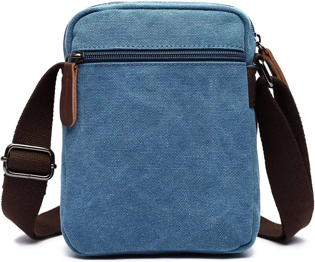 Collsants Mini Crossbody Bags for Women and Men - Small Purses and Handbags - Travel Bag - Canvas Shoulder Purse