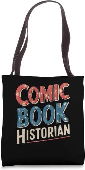 Comic Book Historian Vintage Comic Book Collector Tote Bag
