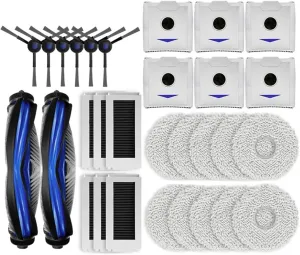 Compatible for Ecovacs ，Compatible for Deebot ，N30 Omni / N30 Pro Omni Robot Vacuum Accessories Main Side Brush Hepa Filter Rag Dust Bags Parts