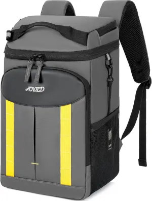 Cooler Backpack Soft Insulated Leak Proof, Multi-Function Portable Backpack for Travel, Camping, Beach and Picnic