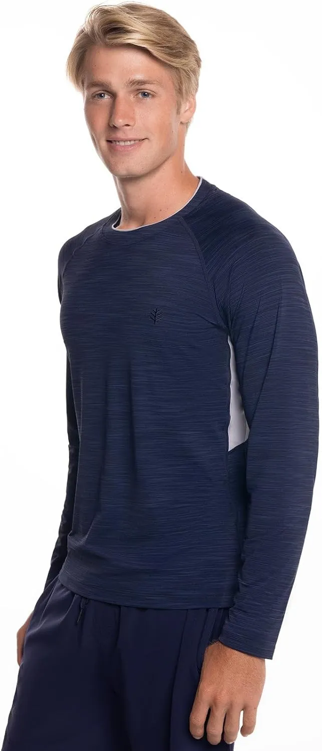Coolibar UPF 50  Men's Ultimate Long Sleeve Rash Guard - Sun Protective