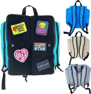 Cornhole Bags Backpack - Carrier for 16 to 24 Bean Bags- Cornhole Set - Professional Cornhole Bookbag Carrying Case Storage- Adjustable Straps -Cornhole Accessories -Add Your Patches