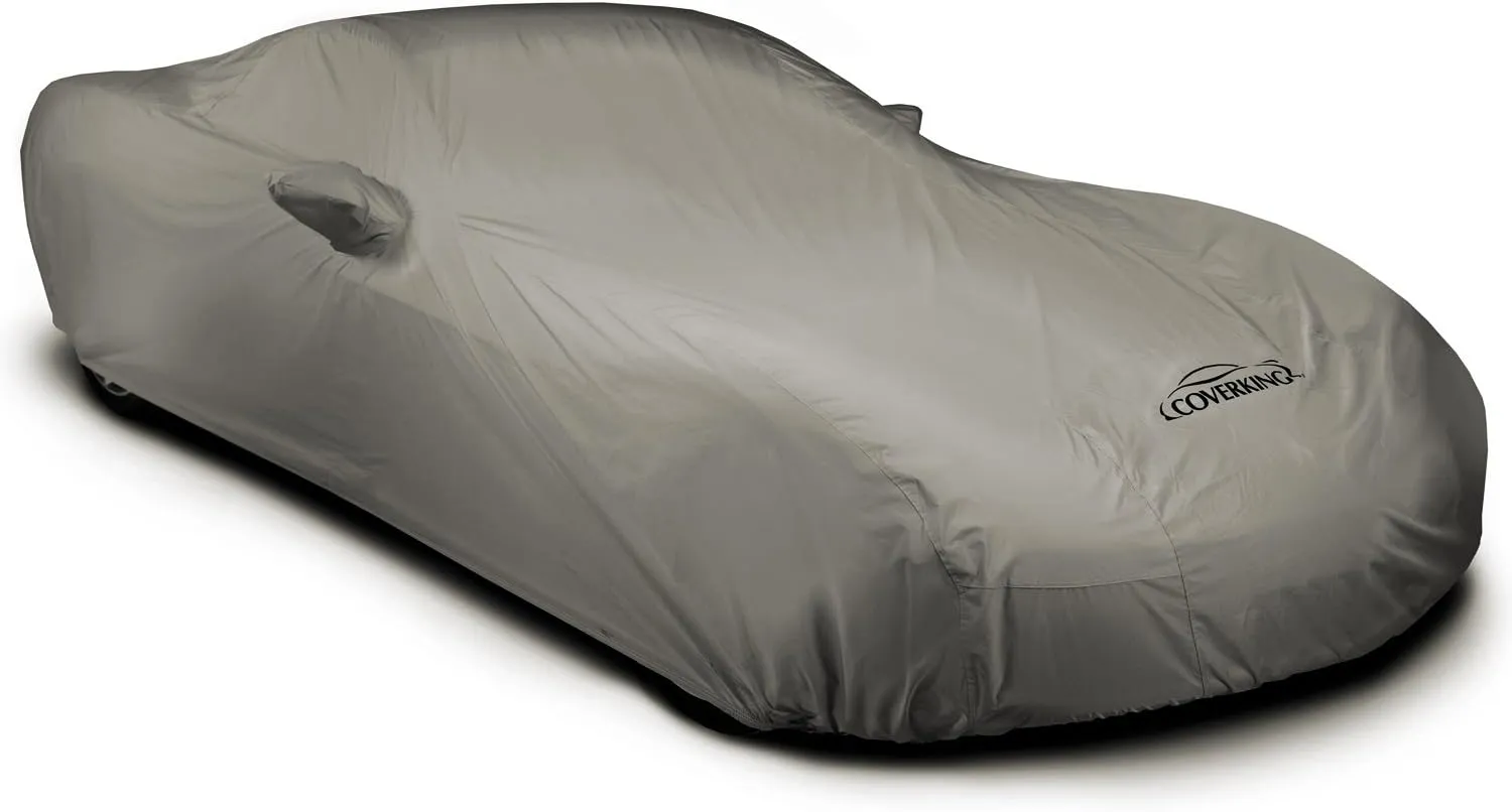 Coverking Custom Fit Car Cover for Select DeTomaso Pantera Models - Autobody Armor (Gray)