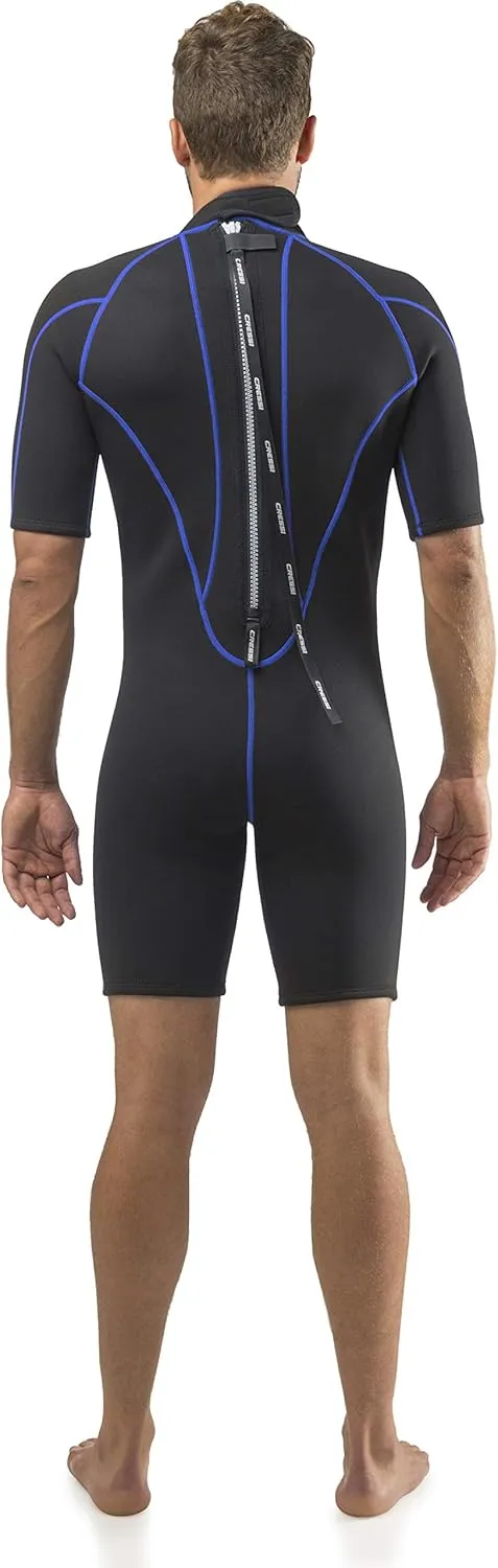 Cressi Shorty Men's Wetsuit for Water Activities in Warm Waters- Tortuga 2.5mm Premium Neoprene