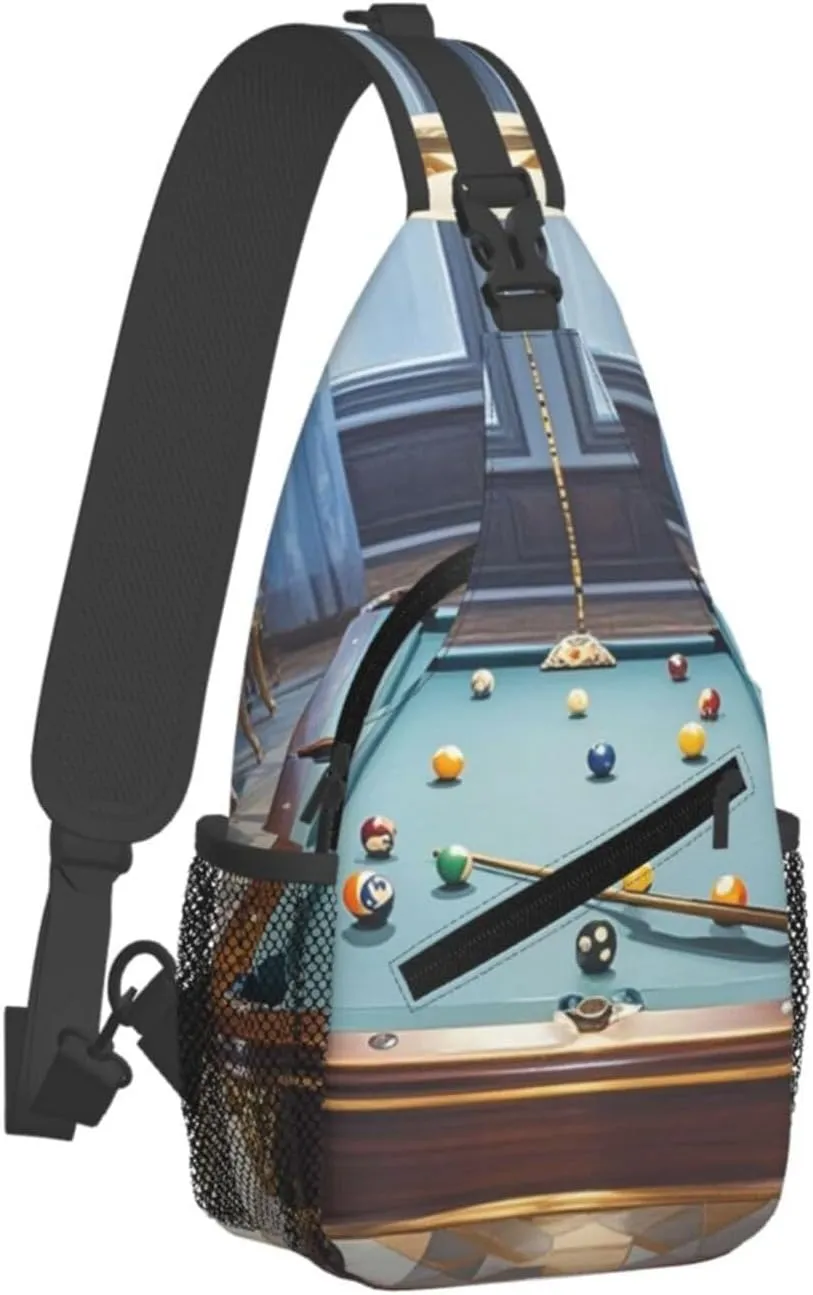 Cross Chest Bag Sling Backpack Cute Sea Animal Manatee Sling Bag Crossbody Shoulder Bag Travel Hiking Daypack