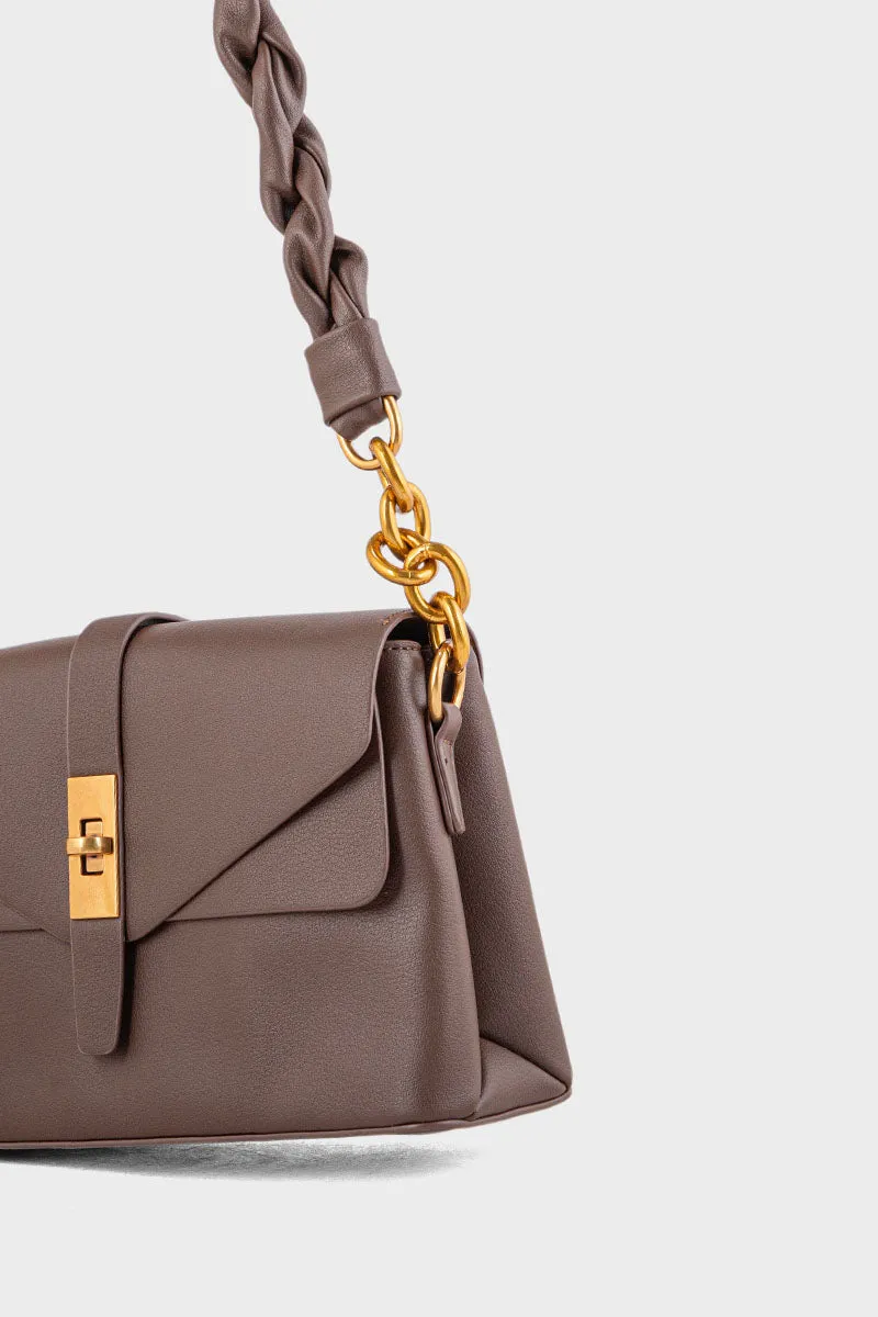 Cross Shoulder Bags BS2125-Brown