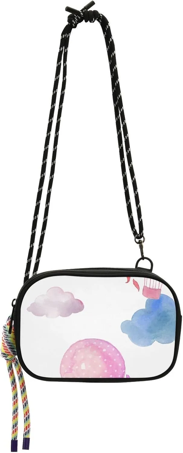 Crossbody Bag Balloon and Cloud Cell Phone Purse Wallet with Credit Card Slots Multicolor Handbag with Adjustable Strap Fits Phone Keys And More