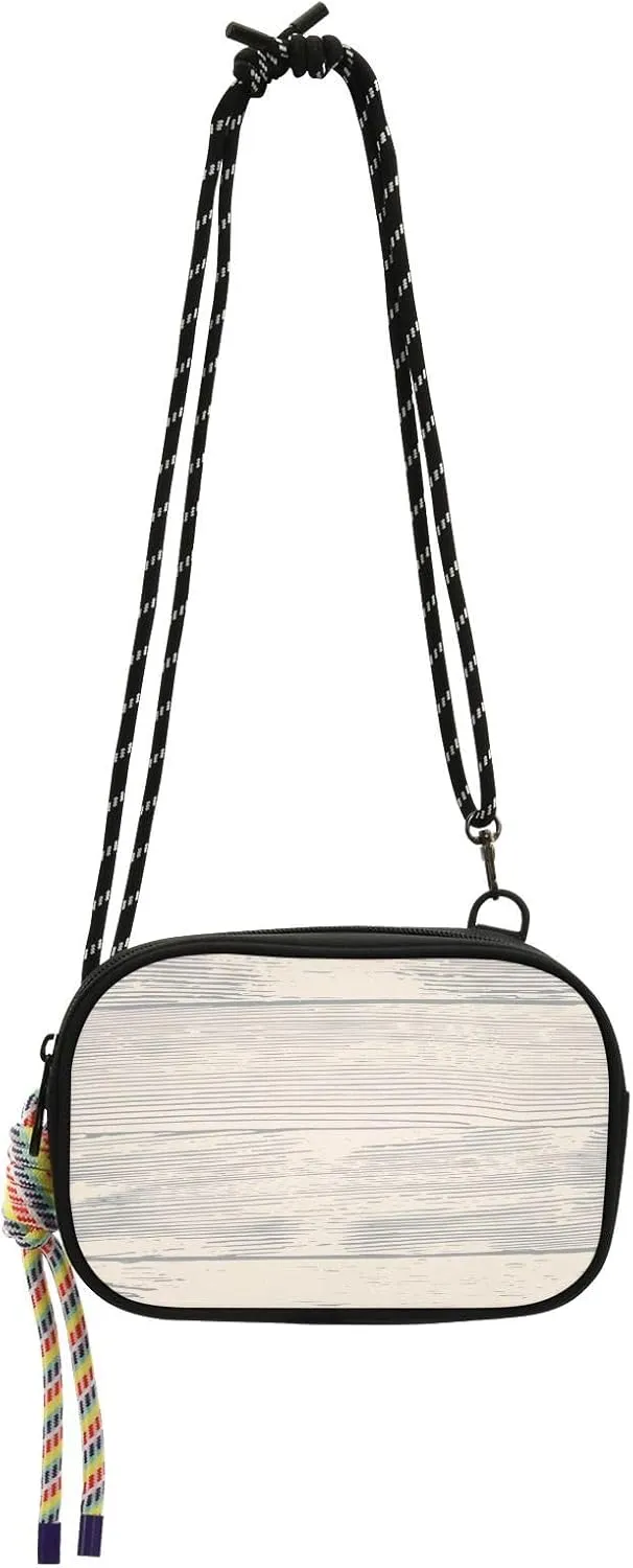 Crossbody Bag Birch Wood Grain Cell Phone Purse Wallet with Credit Card Slots Multicolor Handbag with Adjustable Strap Fits Phone Keys And More