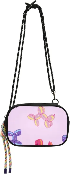 Crossbody Bag Dog Puppy Balloon Cell Phone Purse Wallet with Credit Card Slots Multicolor Handbag with Adjustable Strap Fits Phone Keys And More