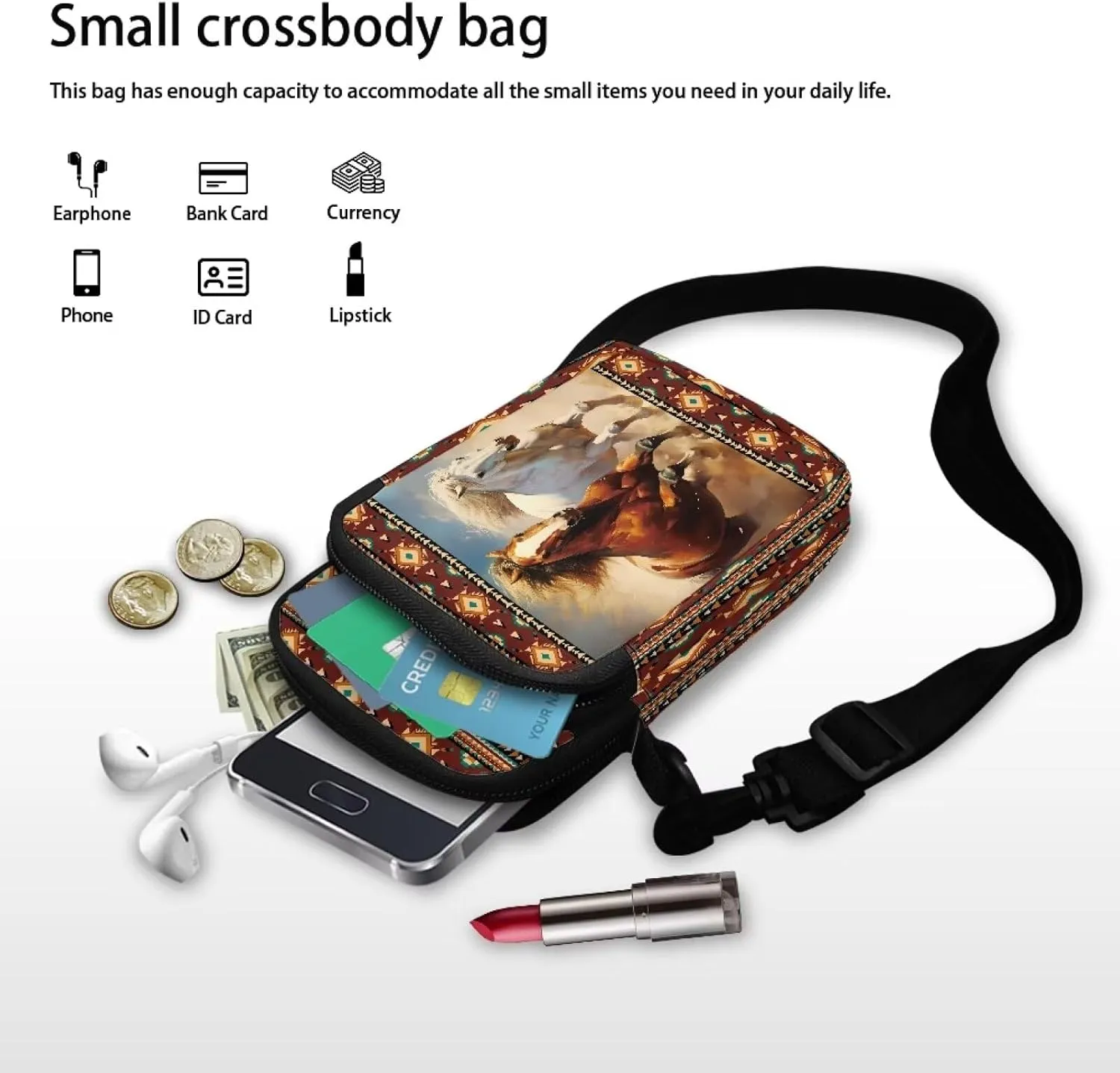Crossbody Bag for Girls Cell Phone Purse for Kids Small Shoulder Bag Cross Body Pouch