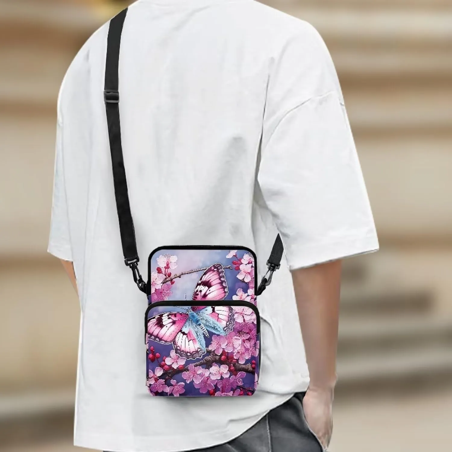 Crossbody Bag for Men Small Cell Phone Purse Wallet Women Shoulder Handbag Travel Gym Bag