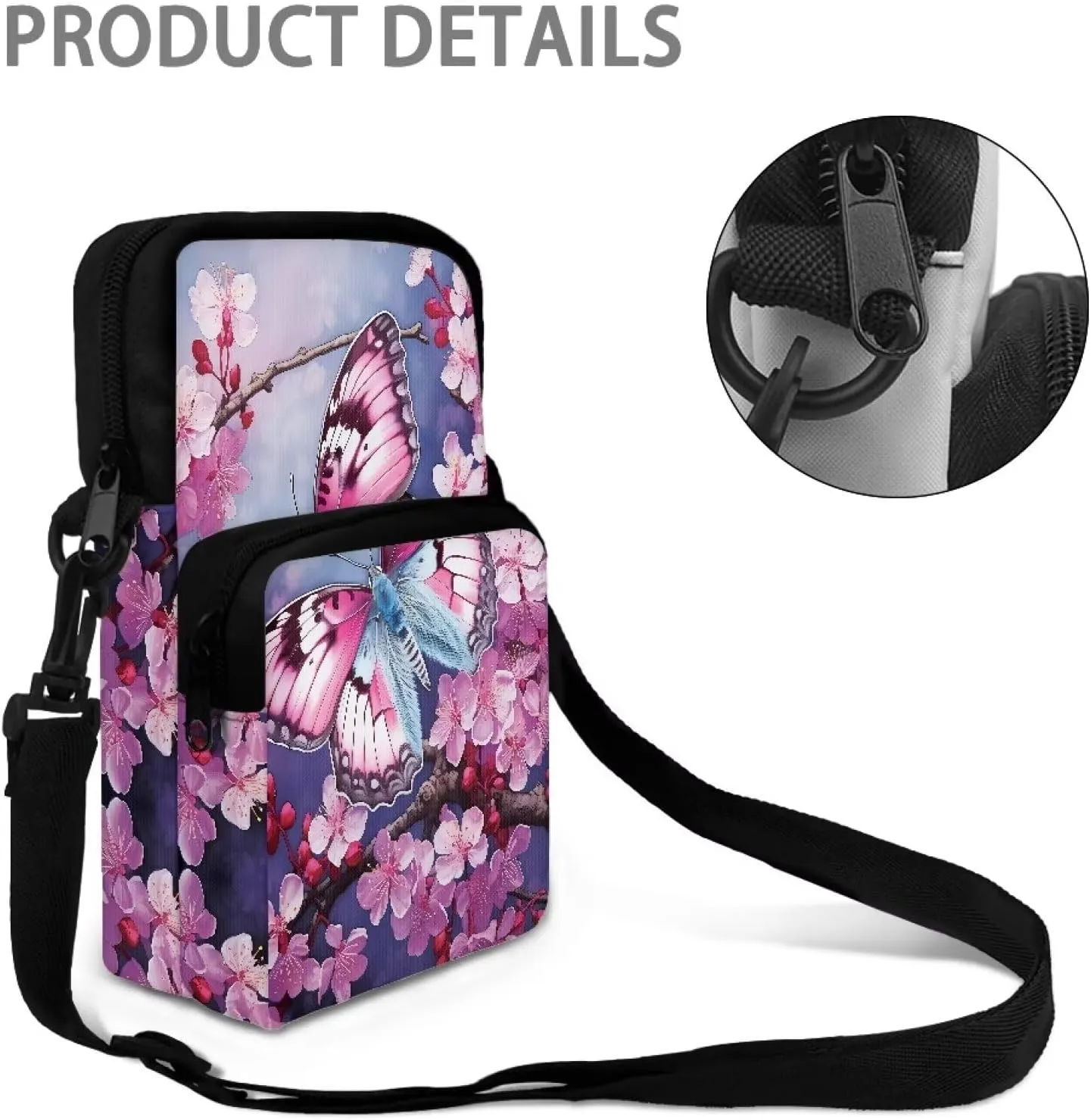 Crossbody Bag for Men Small Cell Phone Purse Wallet Women Shoulder Handbag Travel Gym Bag