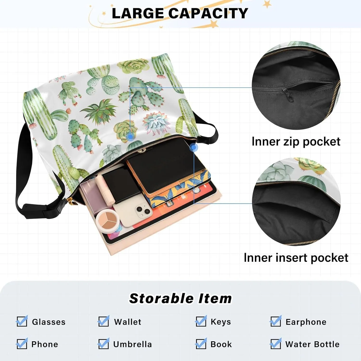 Crossbody Bag for Women Men with Adjustable Strap PU Leather Shoulder Hobo Purse Bag 208001